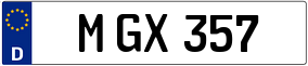 Truck License Plate